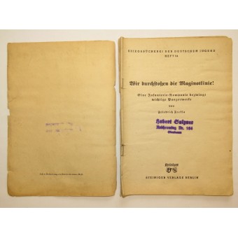 Kriegsbücherei der deutschen Jugend, Heft 54, Wir durchstossen die Maginotlinie. Espenlaub militaria